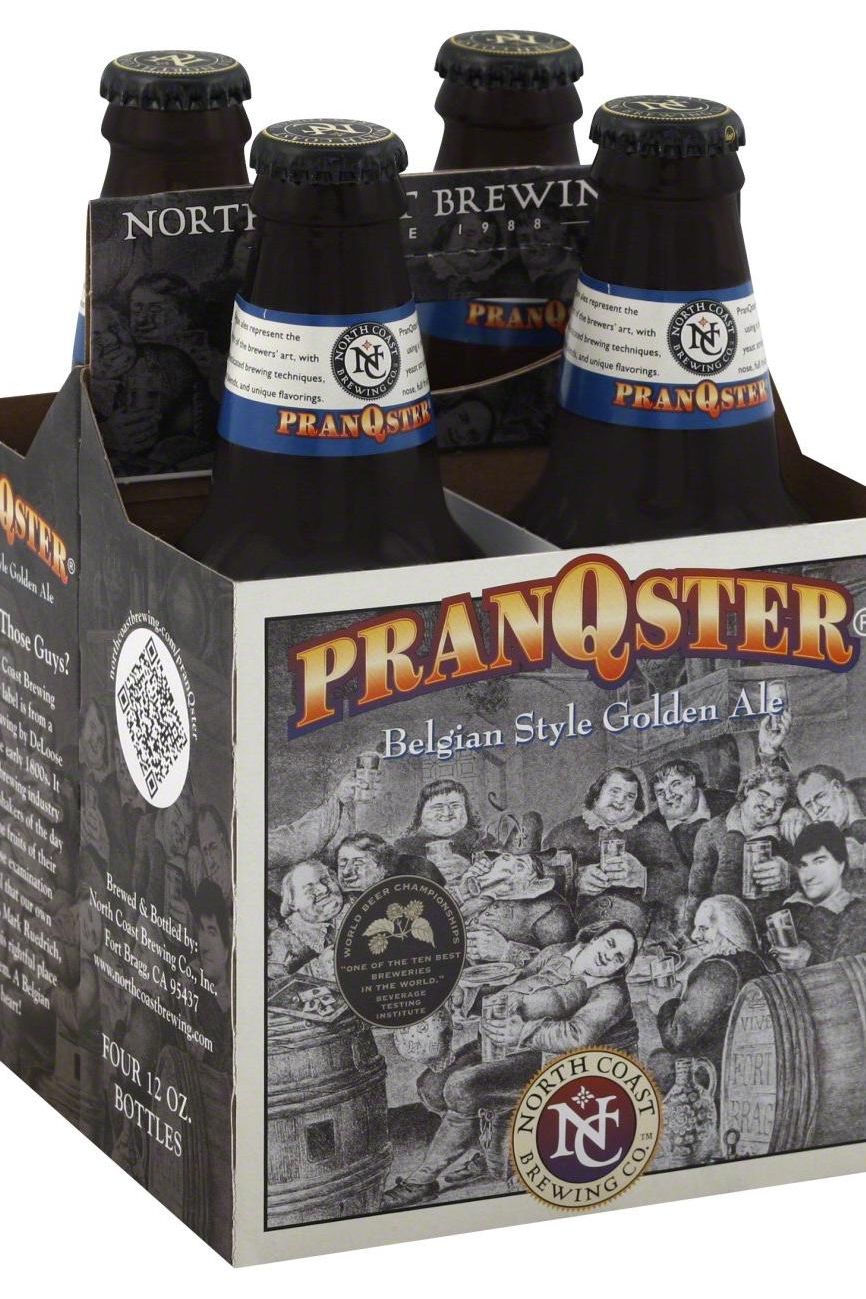 North Coast Pranqster Belgian Style Golden Ale Beer 4-Pack