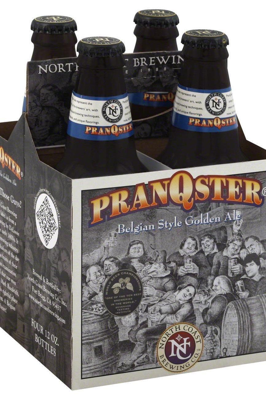 North Coast Pranqster Belgian Style Golden Ale Beer 4-Pack