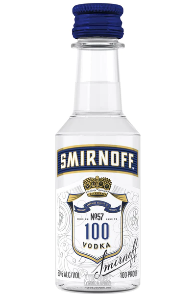 Smirnoff 100 Proof Vodka 50ml