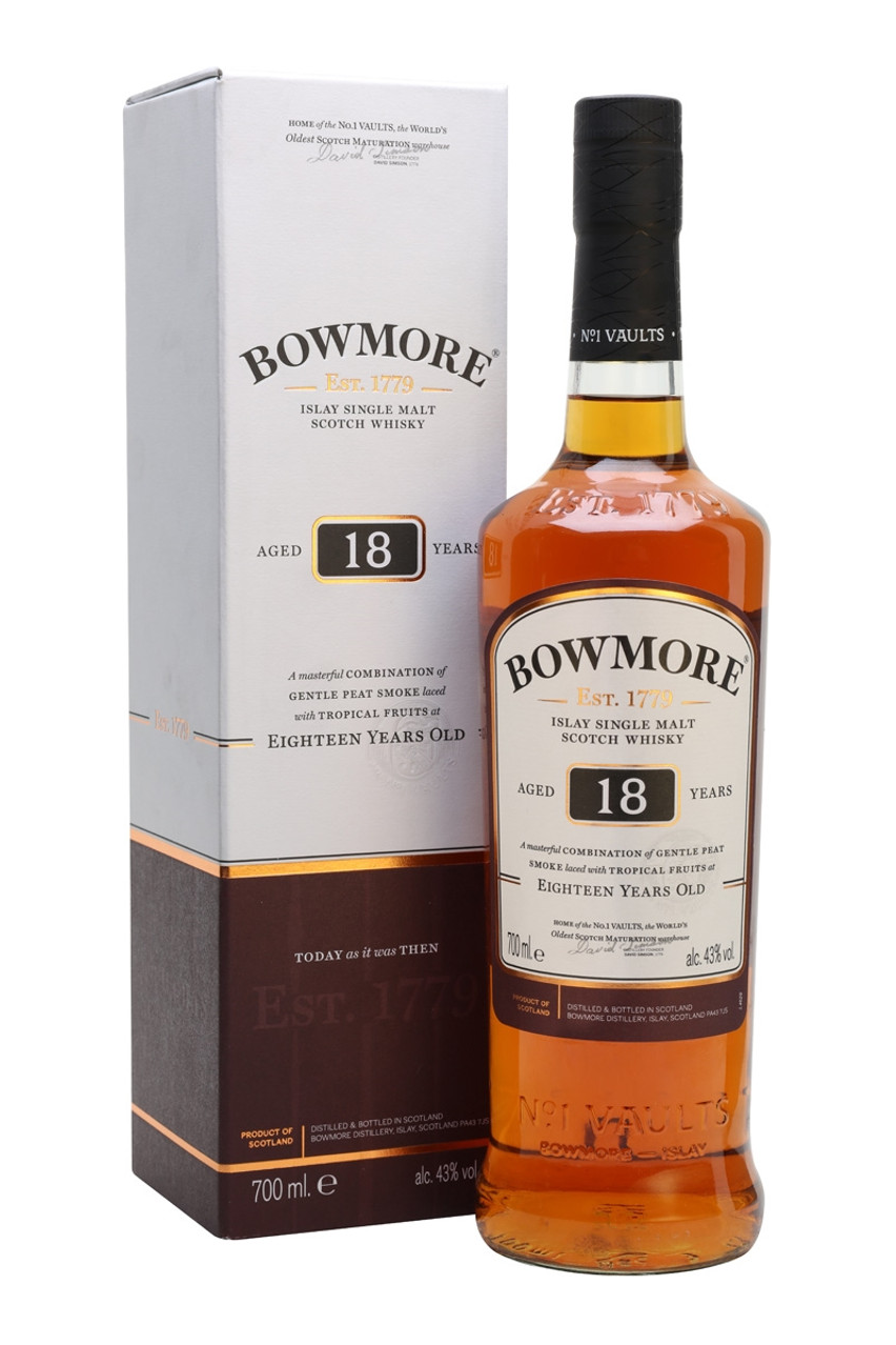 Bowmore 18 Year Old Single Malt Scotch Whisky 750ml