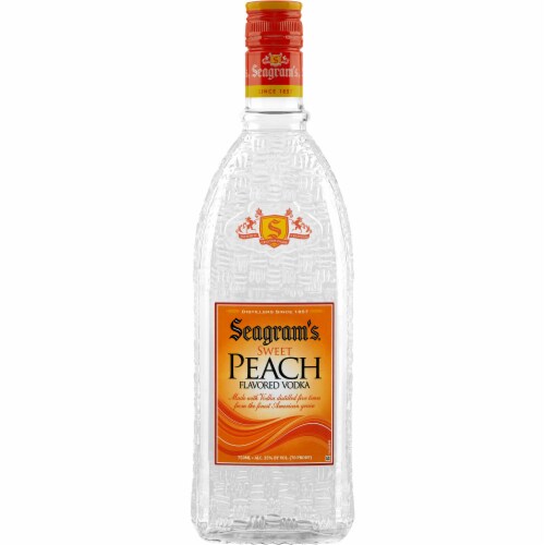Seagram's Peach Flavored Vodka 750ml