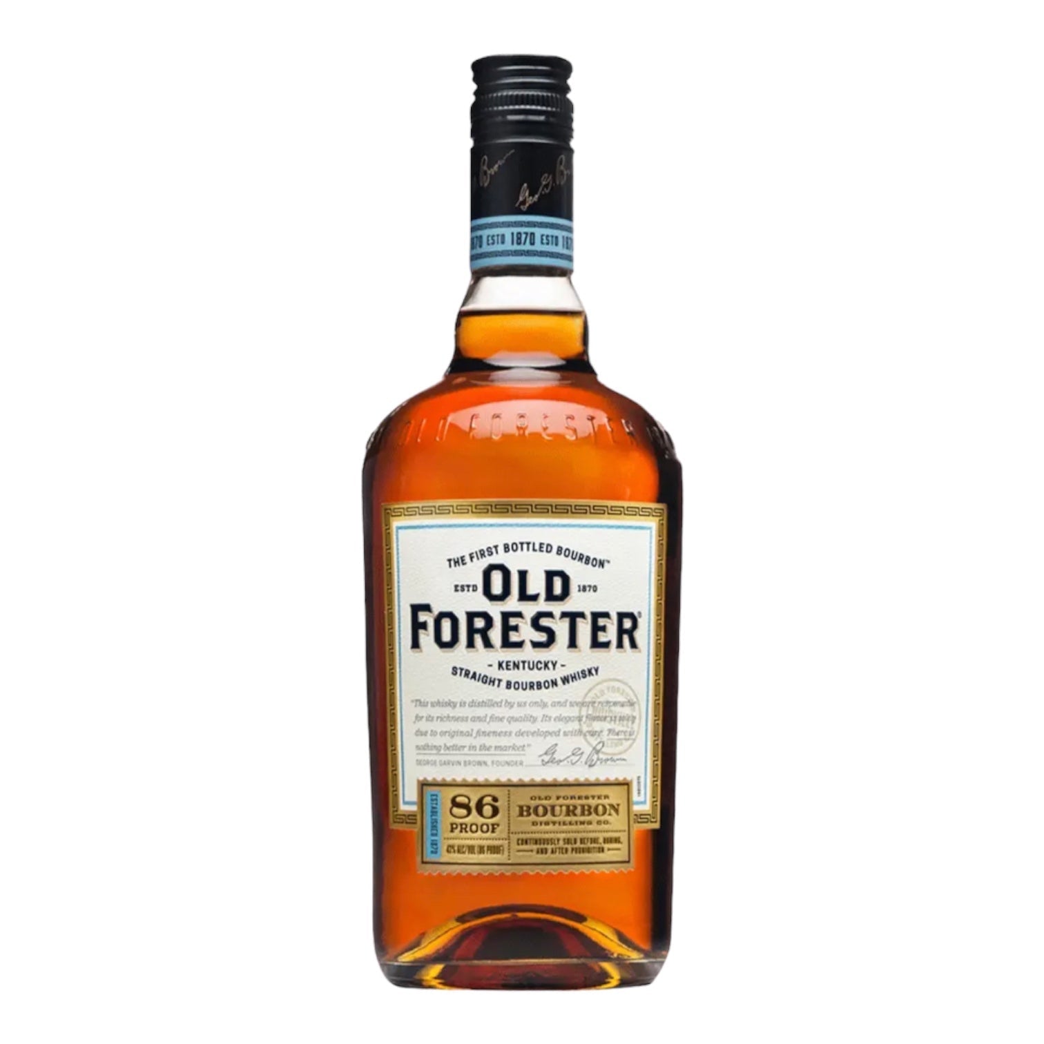 Old Forester 86 Proof Kentucky Straight Bourbon Whiskey 750ml