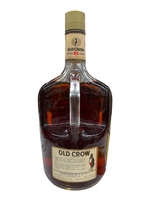 1974 Old Crow Kentucky Straight Bourbon Whiskey Half Gallon