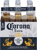 Corona Extra Lager Beer 12-Oz Bottle 6-Pack