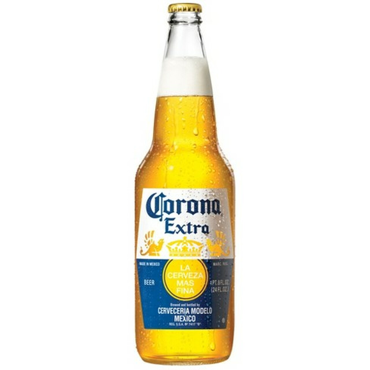 Corona Extra Lager Beer Bottle 24-Oz