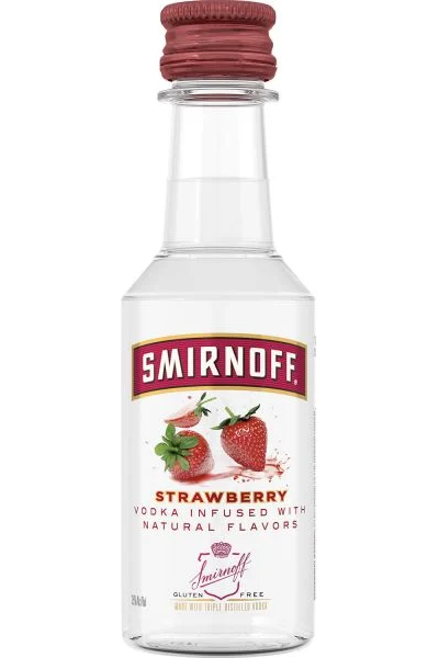 Smirnoff Twist of Strawberry Flavored Vodka 50ml