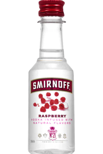 Smirnoff Raspberry Flavored Vodka 50ml
