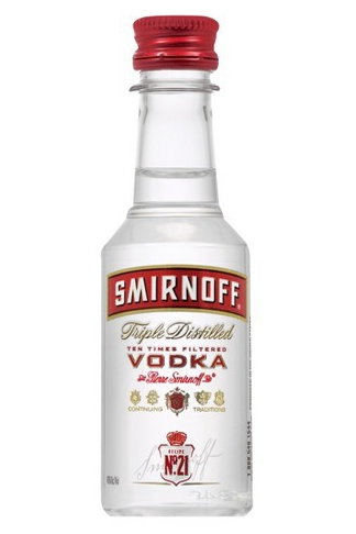 Smirnoff No. 21 Red Label Vodka 50ml