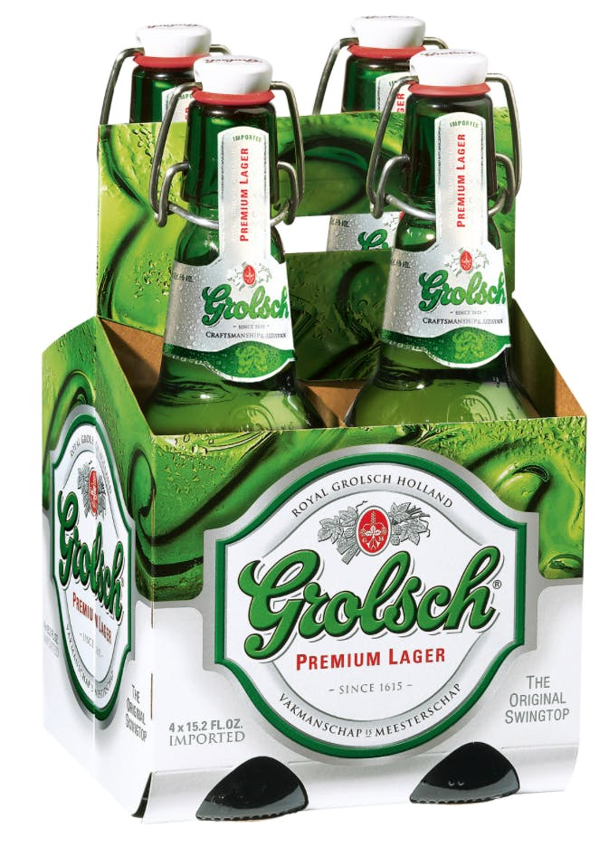 Grolsch Lager Beer 450ml 4-Pack