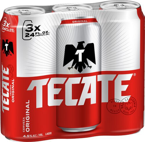 Tecate Original Ale Beer 24-Oz 3-Pack