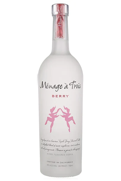 Menage a Trois Berry Flavored Vodka 750ml