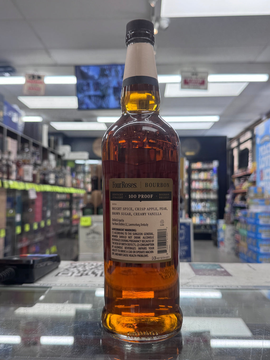 Four Roses Kentucky Straight Bourbon Whiskey 100 Proof 1 Liter