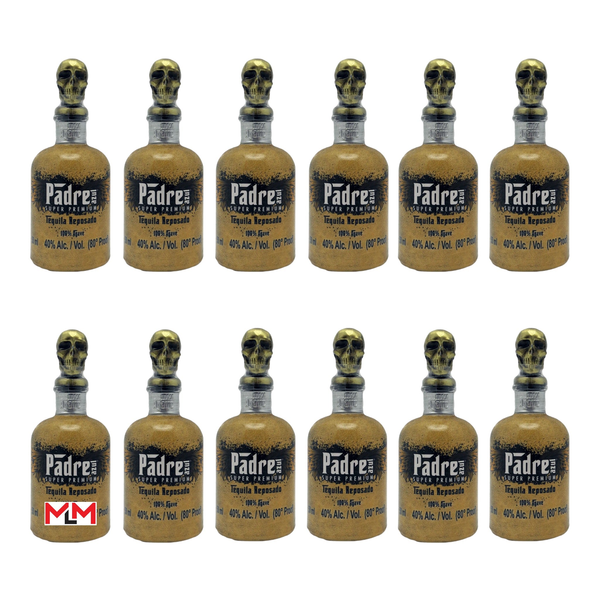 Padre Azul Reposado Tequila 50 ml (12 Pack)