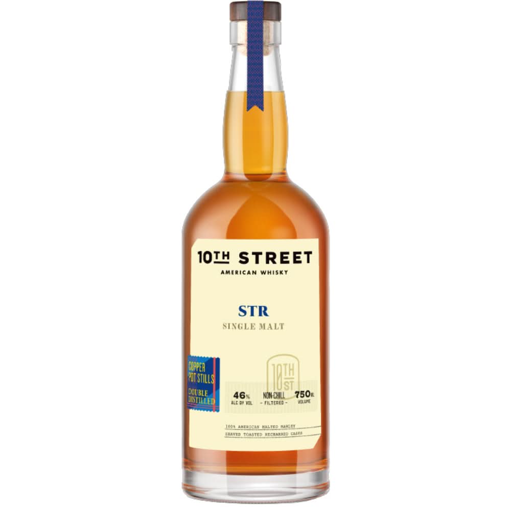 10th Street Distillery Single Malt American Whiskey 750ml
