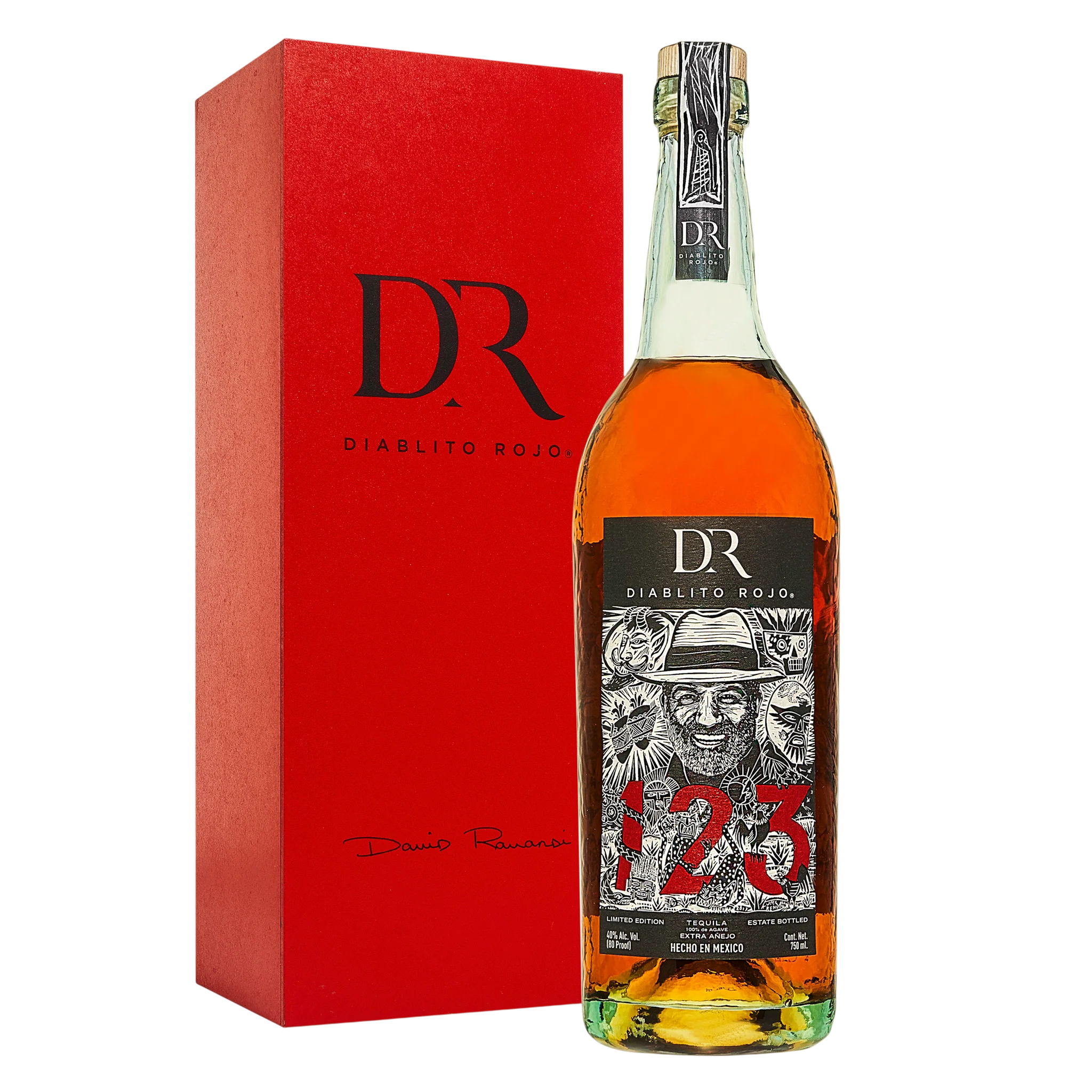123 Diablito Organic Extra Anejo Tequila 750 ml