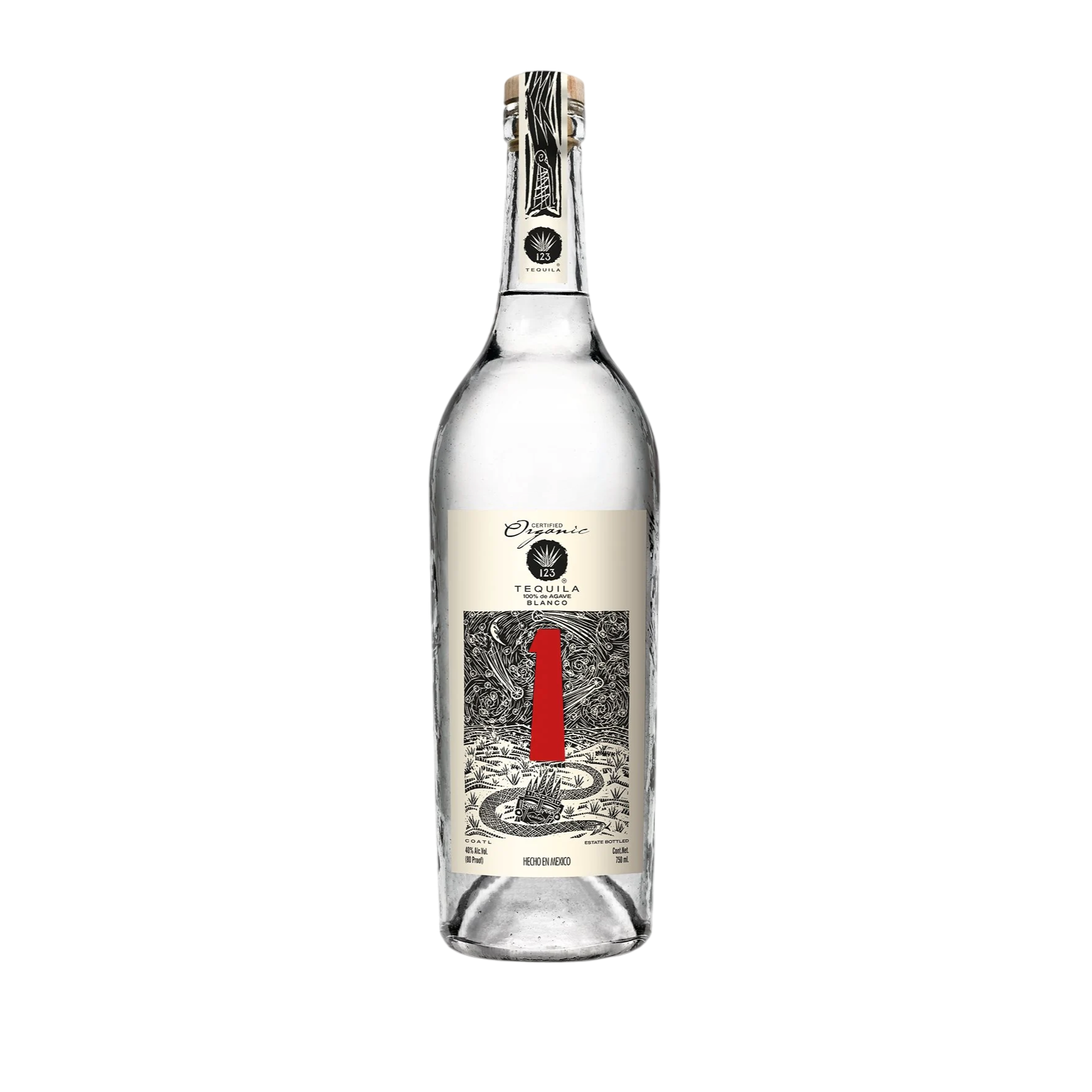 123 Organic Blanco Uno 750 ml