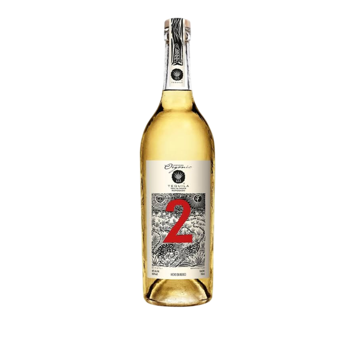 123 Tequila Organic Reposado no2 750 ml