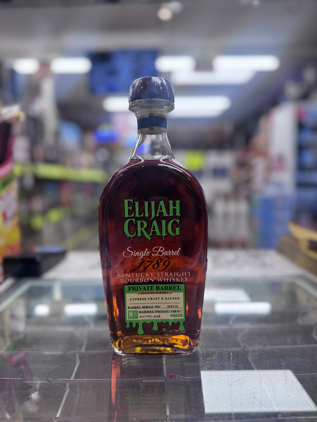 Elijah Craig Toasted Barrel Cypress Craft & Get Sauzed 122.5 Proof Straight Bourbon Whiskey 750ml