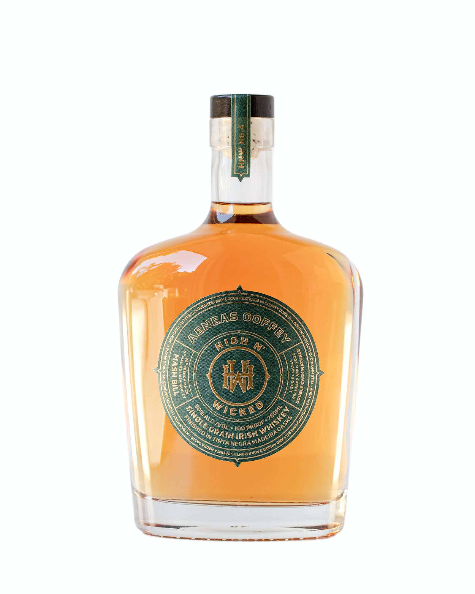 High N' Wicked Aeneas Coffey Single Grain Irish Whiskey 750ml
