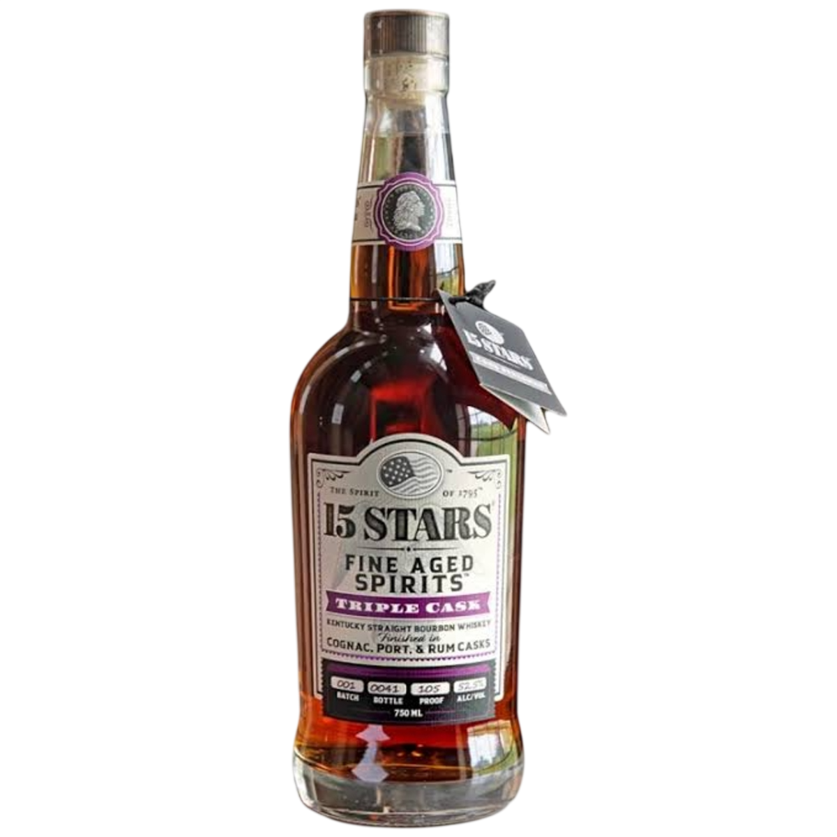 15 Stars Triple Finished in Cognac Port and Rum Casks (Batch 1) 750 ml