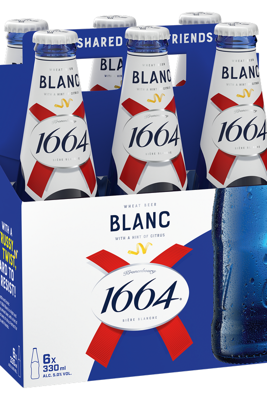 Kronenbourg 1664 Blanc Biere Blanche Bottle 6-Pack