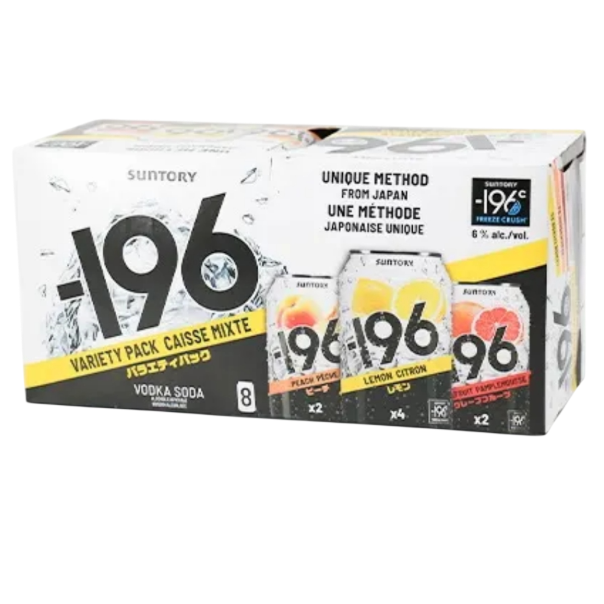 -196 Suntory Variety 8 Pack (3 flavors) 355 ML