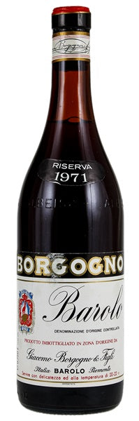 1971 Giacomo Borgogno & Figli Barolo Riserva DOCG 750ml