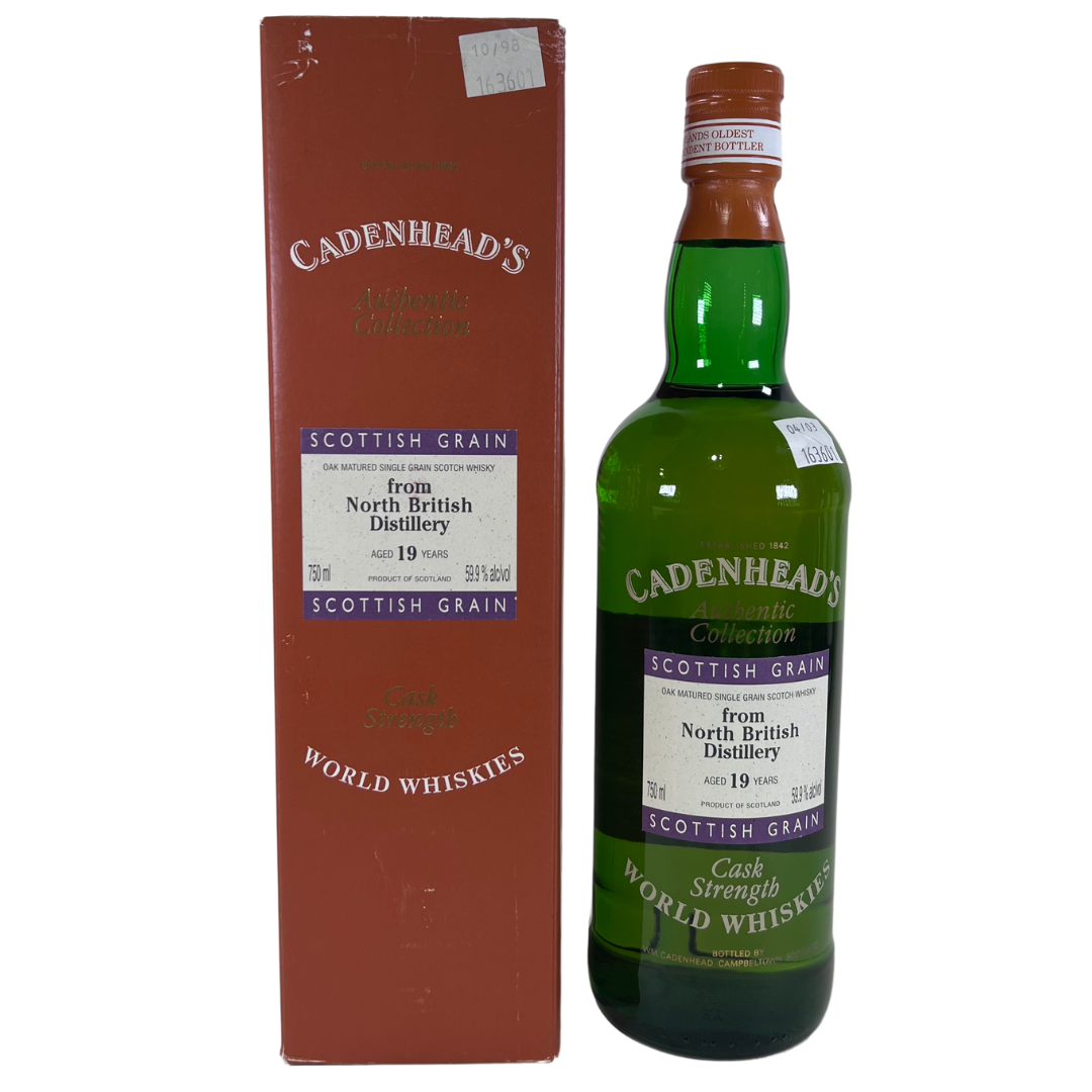 1978 North British Cadenhead's 19 Year Authentic Collection Cask Strength Single Grain Scotch Whisky 750ml