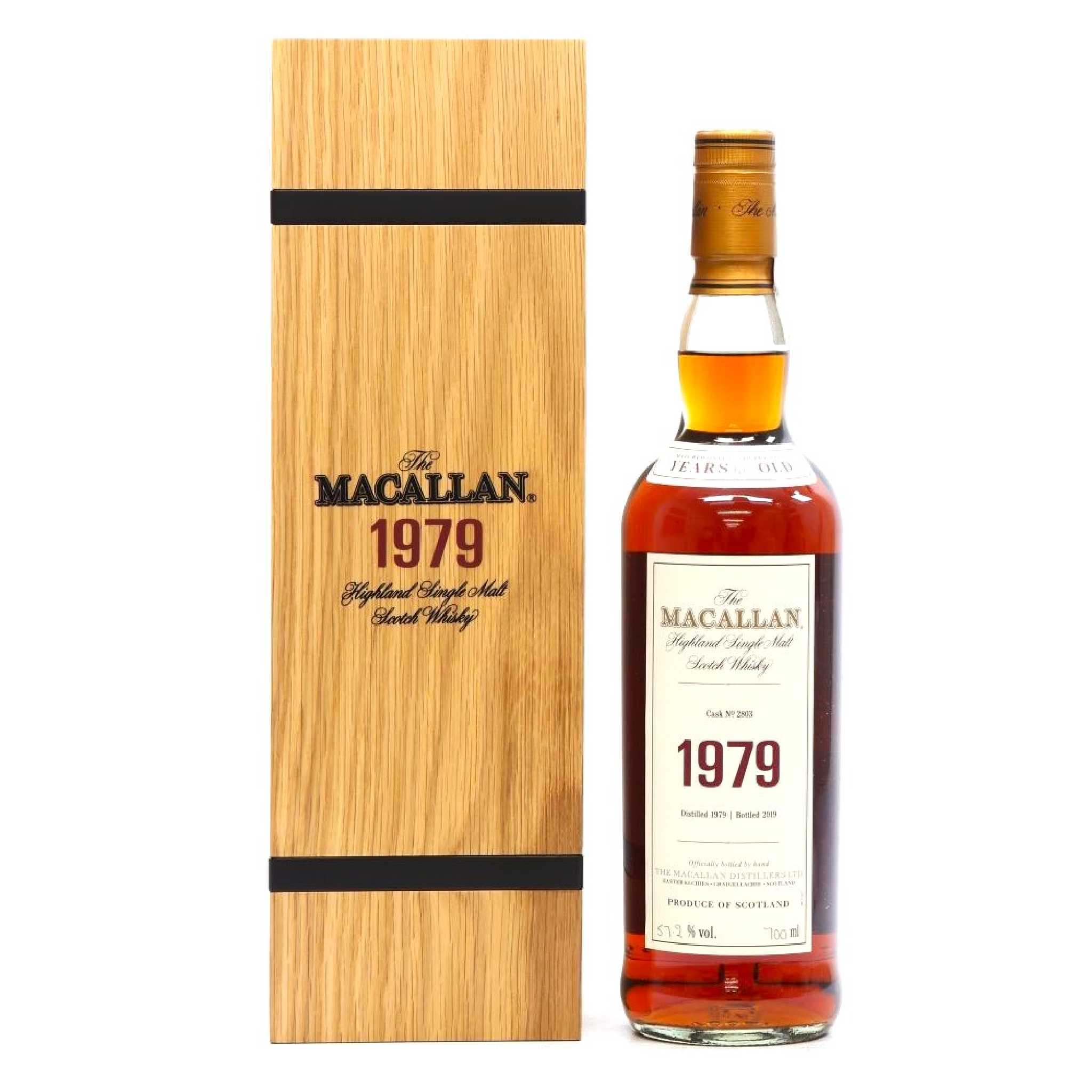 1979 Macallan Fine & Rare Vintage Batch 2803 Single Malt Scotch Whisky 750ml