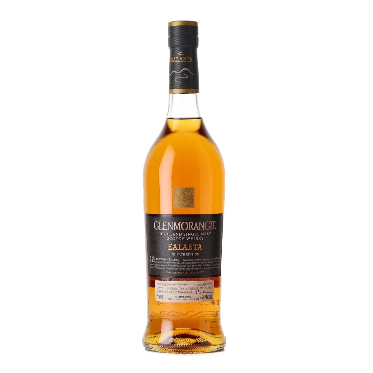 1993 Glenmorangie Ealanta Private Edition American Virgin Oak 19 Year Old Single Malt Scotch Whisky 750ml