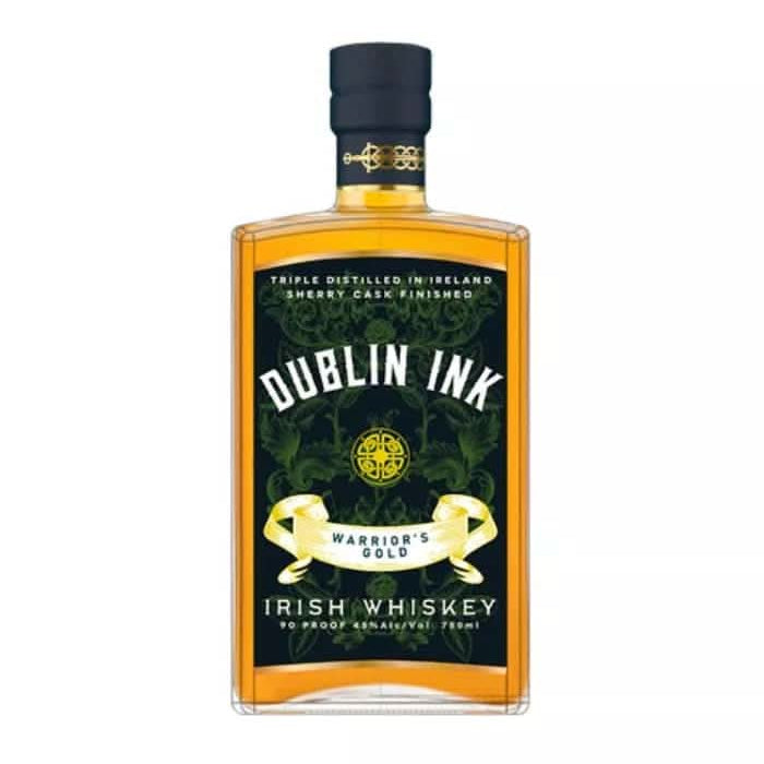 Dublin Ink Warrior's Gold Sherry Cask Finished Irish Whiskey 750ml