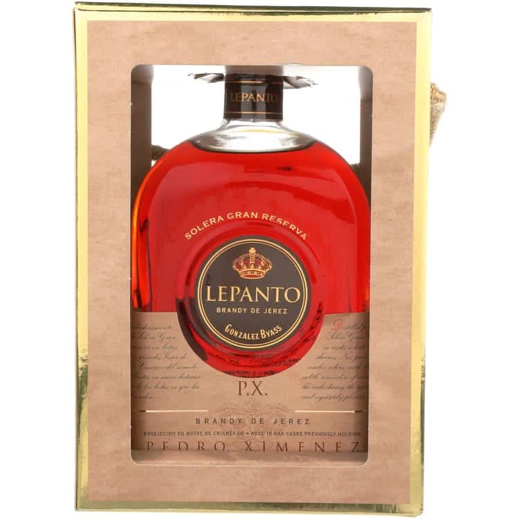 Gonzalez Byass Lepanto Solera Gran Reserva P.X. Pedro Ximenez Brandy de Jerez 750ml