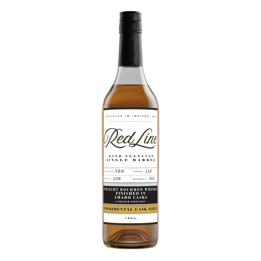 Red Line Amaro Cask Finish Straight Bourbon Whiskey 750ml