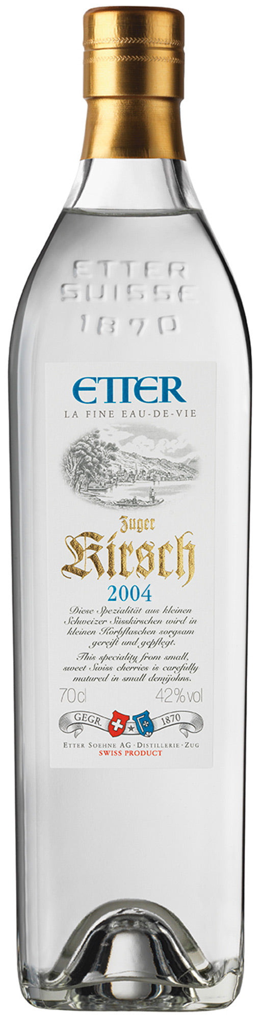 2004 Etter Kirsch A.O.P Zug La Fine Eau-de-vie 700ml