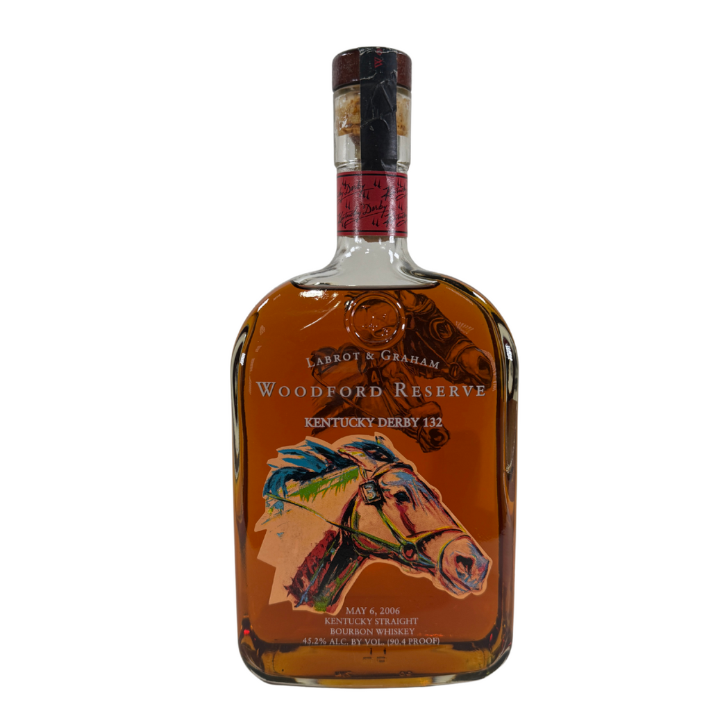 2006 Woodford Reserve Kentucky Derby 132nd Edition Straight Bourbon Whiskey 1Lt - Damaged