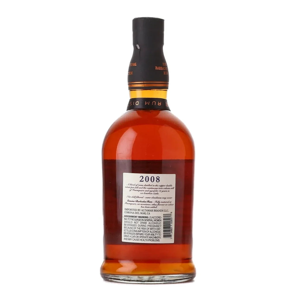 2008 Foursquare Rum Distillery Vintage Single Blended Rum 750ml