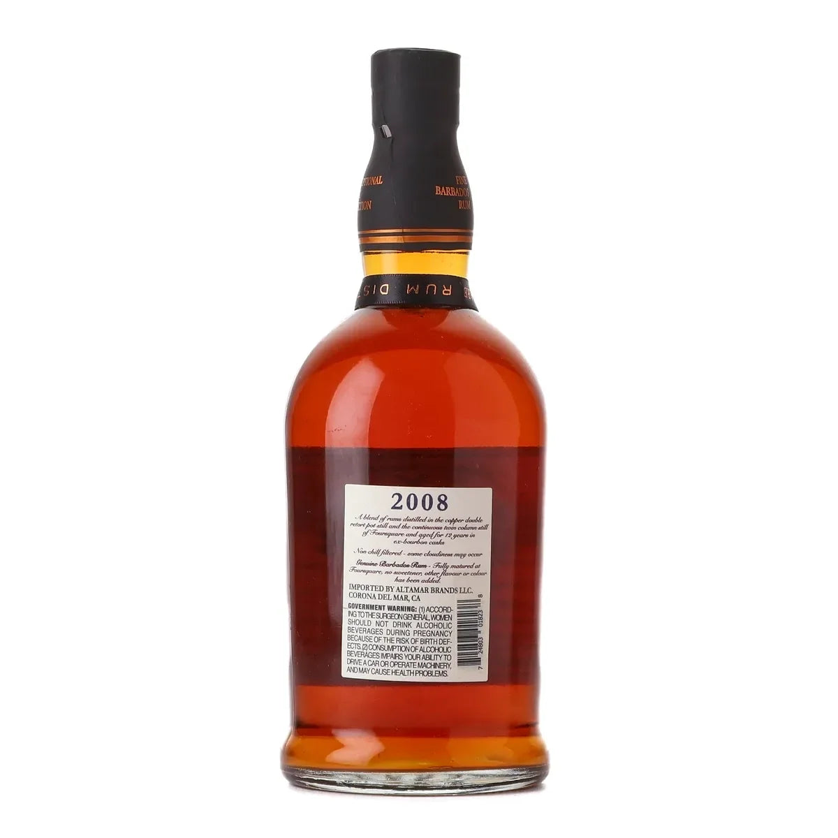 2008 Foursquare Rum Distillery Vintage Single Blended Rum 750ml