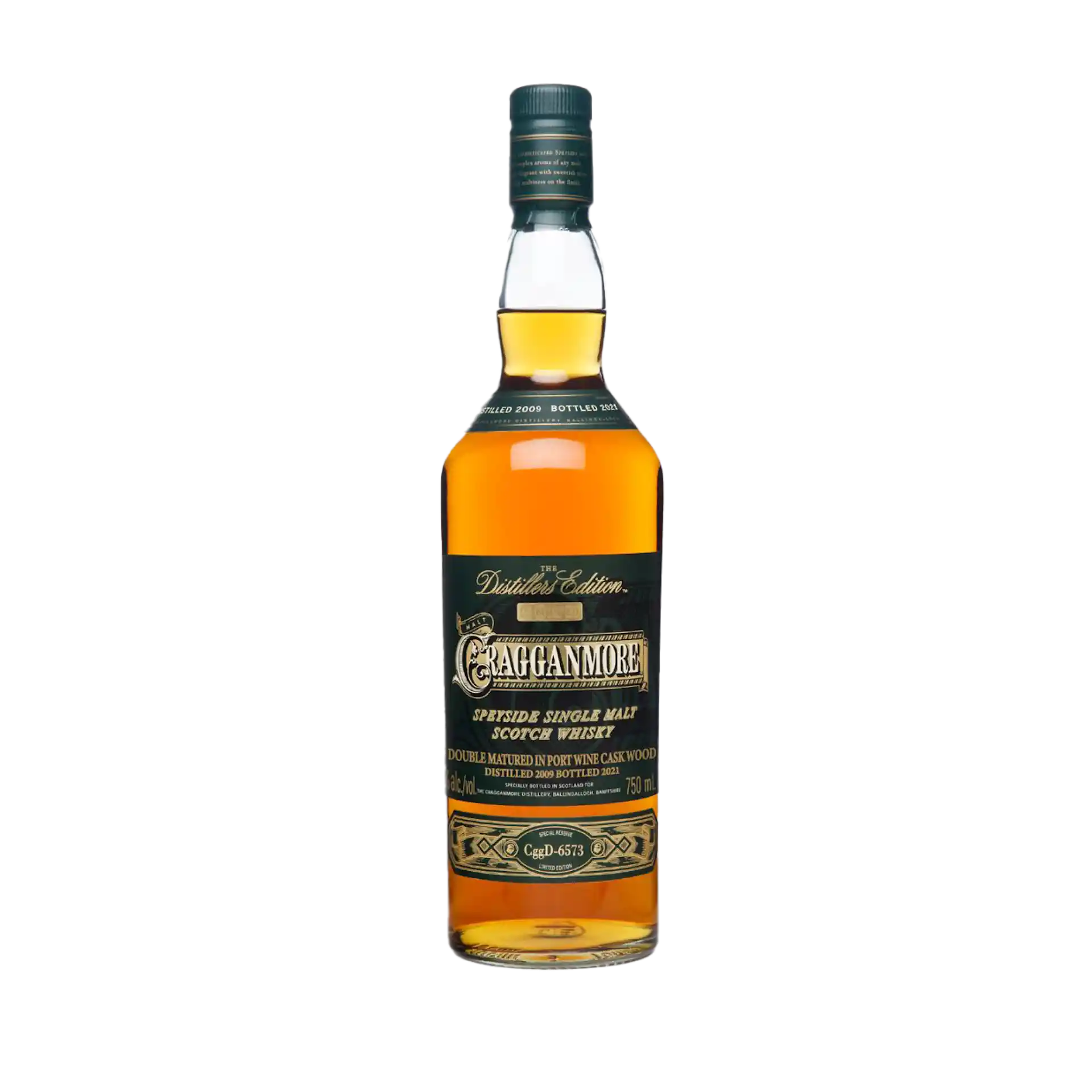 2009 Cragganmore Distillers Edition Double Matured Single Malt Scotch Whisky 750ml