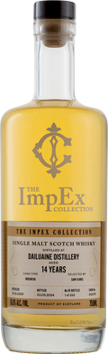 2009 The Impex Collection 14 Year Old Dailuaine Cask No. 312079 Single Malt Scotch Whisky 750ml