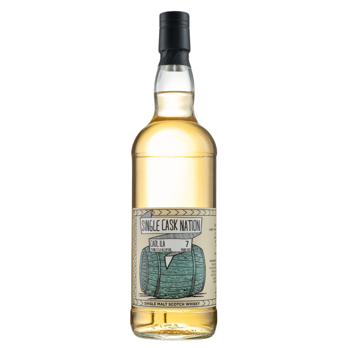 2015 Single Cask Nation Caol Ila 7 Year Old Single Malt Scotch Whisky 750ml