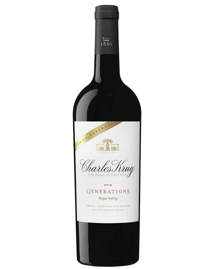 2019 Charles Krug Peter Mondavi Family Family Reserve Generations Napa Valley Red Wine 750ml