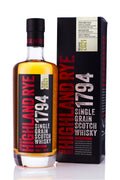 2021 Arbikie Highland Rye 1794 Single Grain Scotch Whisky 750ml