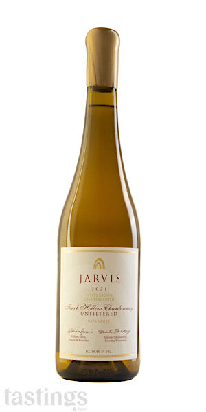 2021 Jarvis Estate Cave Fermented Finch Hollow Vineyard Unfiltered Chardonnay 750ml
