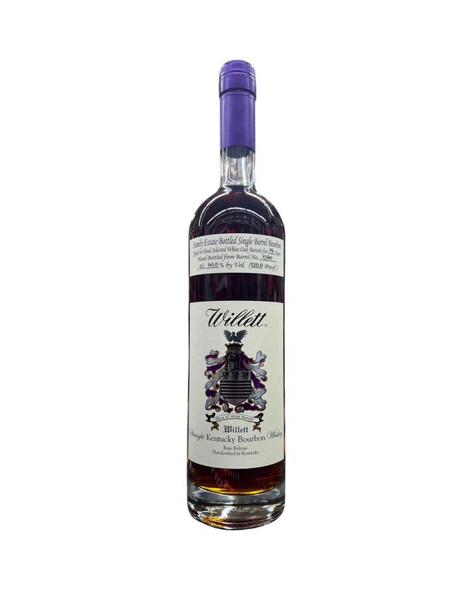 Willett Family Estate Bottled Single Barrel Lion's Share Vol.1 Private Barrel Selection 10 Year Old Barrel No. 2070 Blue Wax Kentucky Straight Bourbon Whiskey