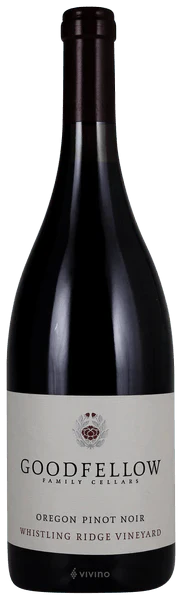 2022 Goodfellow Family Cellars Whistling Ridge Vineyard Pinot Noir 750ml
