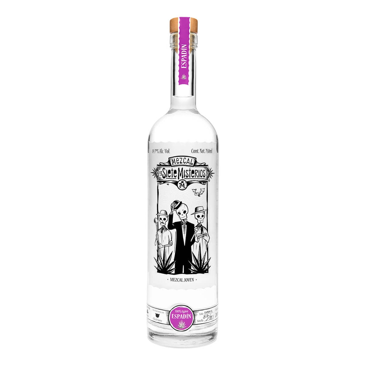 2022 Los Siete Misterios Espadín Mezcal Joven 750ml