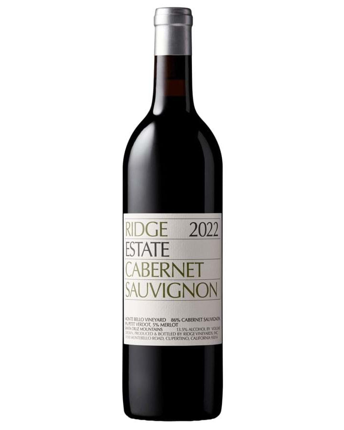 2022 Ridge Vineyards Estate Santa Cruz Cabernet Sauvignon 750ml