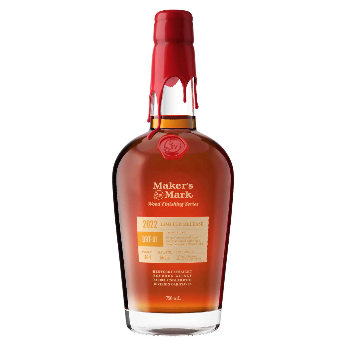 2022 Maker's Mark BRT-01 Wood Finishing Series Limited Release Kentucky Straight Bourbon Whisky 750ml