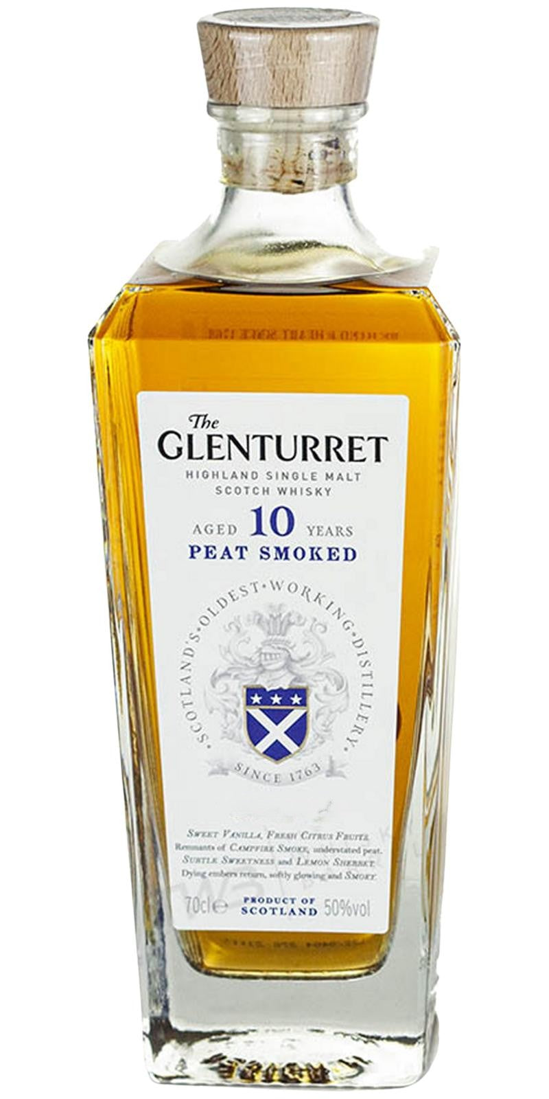 2023 Glenturret Peat Smoked 10 Year Old Single Malt Scotch Whisky 750ml