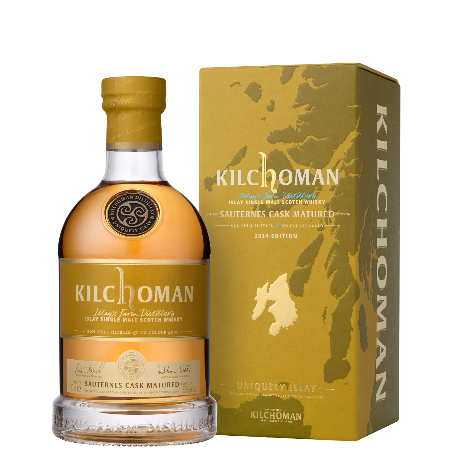 2024 Kilchoman Edition Sauternes Cask Matured Islay Single Malt Scotch Whisky 750ml
